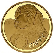 50 Francs Barry, Switzerland, 2017 reverse image