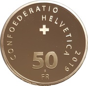 50 Francs Crocodile locomotive obverse image