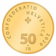 50 Francs Roger Federer obverse image