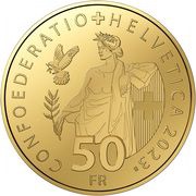50 Francs Federal Constitution obverse image
