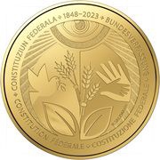 50 Francs Federal Constitution, Switzerland, 2023 reverse image