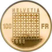 100 Francs Helvetic Republic obverse image