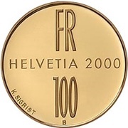 100 Francs Messias obverse image