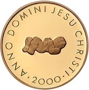 100 Francs Messias reverse image