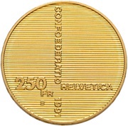 250 Francs Swiss Confederation obverse image