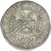 1 Thaler - Ferdinand III Kuttenberg, Bohemia, 1638-1641 reverse image