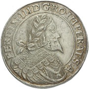 1 Thaler - Ferdinand III Joachimsthal obverse image