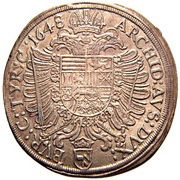 1 Thaler - Ferdinand III Brünn, Bohemia, 1646-1648 reverse image