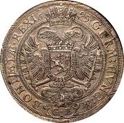 1 Thaler - Leopold I Prague, Bohemia, 1695 reverse image