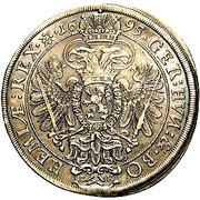 1 Thaler - Leopold I Kuttenberg, Bohemia, 1695 reverse image