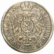 1 Thaler - Leopold I Prague, Bohemia, 1696 reverse image