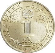 1 Somoni Archer obverse image