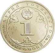 1 Somoni Aryens obverse image