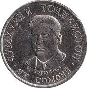 1 Somoni obverse image