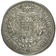 1 Thaler - Charles VI Prague, Bohemia, 1715-1716 reverse image