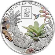 100 Shillings Amazon Rainforest, Tanzania, 2016 reverse image