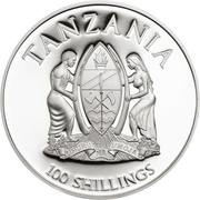 100 Shillings Green Sea Turtle obverse image
