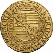 1 Ducat - Rudolf II Prague, Bohemia, 1585-1591 reverse image