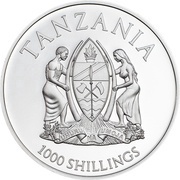 1000 Shillings Cymothoe hobarti obverse image