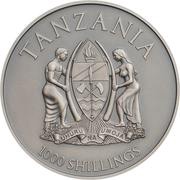 1000 Shillings Elephant obverse image