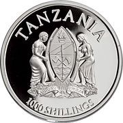 1000 Shillings Serengeti Leopard obverse image
