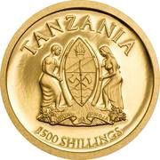 1500 Shillings Cheetah obverse image