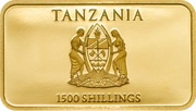 1500 Shillings The Three Wise Monkeys obverse image