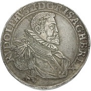 2 Thalers - Rudolf II Kuttenberg obverse image