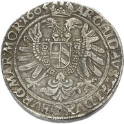 2 Thalers - Rudolf II Kuttenberg, Bohemia, 1603-1611 reverse image