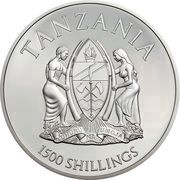 1500 Shillings Gorilla obverse image