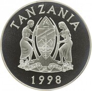 2500 Shilingi Wildebeest obverse image