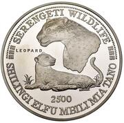 2500 Shilingi Leopard, Tanzania, 1998 reverse image