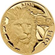5000 Shillings Lion, Tanzania, 2014 reverse image
