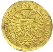 1 Ducat - Ferdinand II Olomouc, Bohemia, 1629 reverse image
