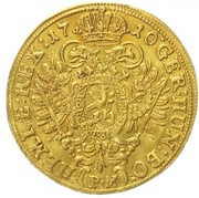 1 Ducat - Joseph I Prague, Bohemia, 1710-1711 reverse image