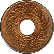 ½ Satang - Rama VIII reverse image