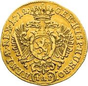1 Ducat - Charles VI Prague reverse image