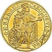 1 Ducat - Charles VI Jilove Mining Ducat - Prague obverse image