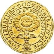 1 Ducat - Charles VI Jilove Mining Ducat - Prague, Bohemia, 1712-1715 reverse image