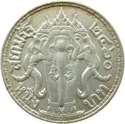 1 Baht - Rama VI, Thailand, 1913-1918 reverse image