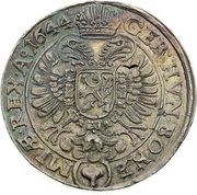 3 Thalers - Ferdinand III Joachimsthal, Bohemia, 1644 reverse image