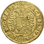 2 Ducats - Ferdinand II Olmutz, Bohemia, 1629 reverse image