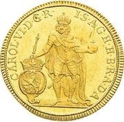 2 Ducats - Charles VI Jilove Mining Ducat - Prague obverse image