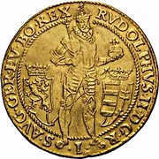 5 Ducats - Rudolf II Prague obverse image