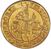 5 Ducats - Ferdinand II Prague obverse image