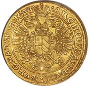 5 Ducats - Ferdinand II Prague, Bohemia, 1621-1637 reverse image