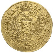 5 Ducats - Ferdinand III Prague, Bohemia, 1638-1655 reverse image