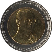 10 Baht - Rama IX Reign obverse image