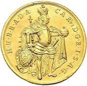 5 Ducats - Charles VI Jilove Mining Ducat - Prague obverse image