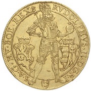 10 Ducats - Rudolf II Prague obverse image